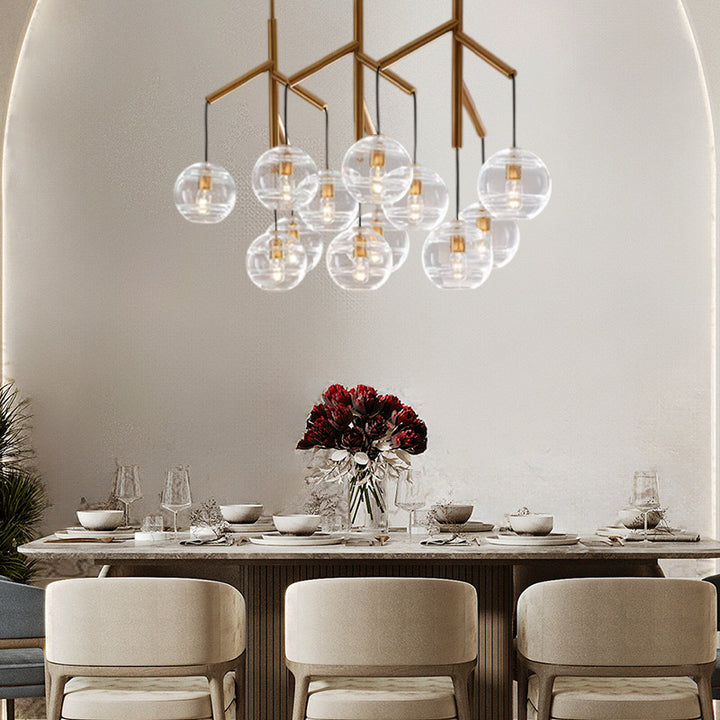 Merlin Lamps La Cage Round Chandelier