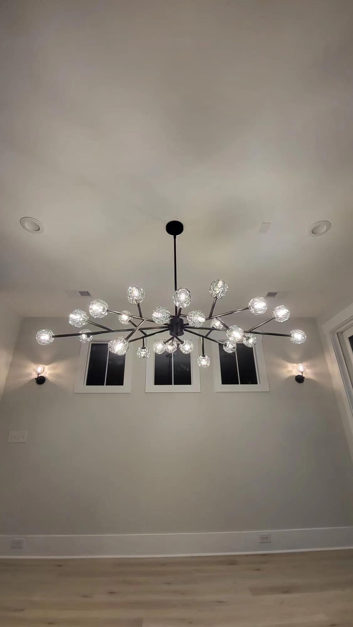 Kristal Series Glass Chandelier