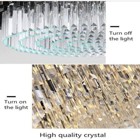 Bourbons Franco Crystal Round Chandelier