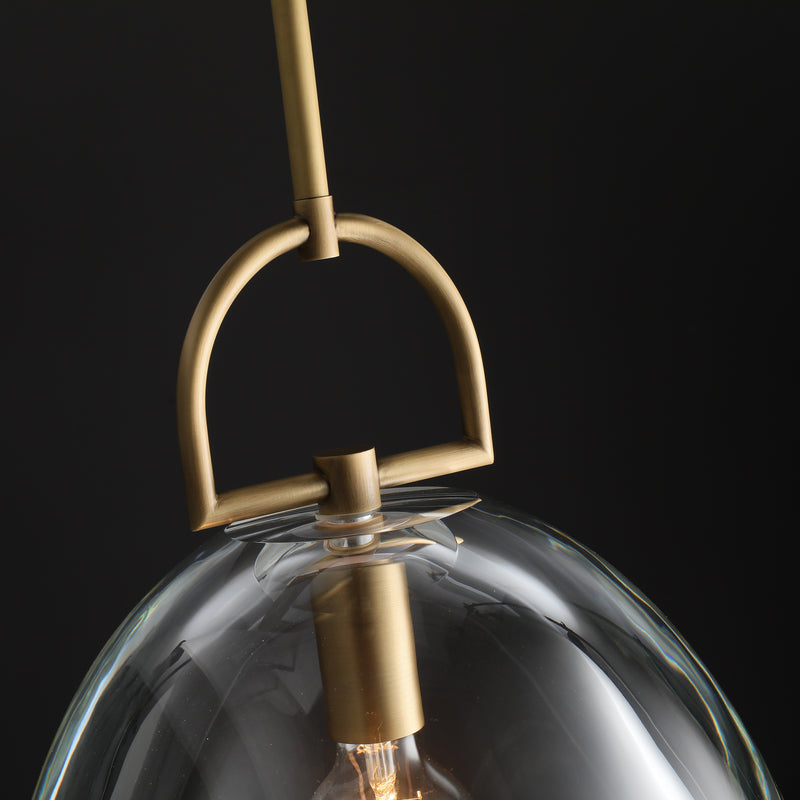 Brandon Dome Pendant 7"/ 11"/14", Kitchen Island Pendant Lamp Fixture