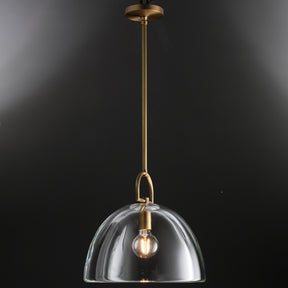 Brandon Dome Pendant 7"/ 11"/14", Kitchen Island Pendant Lamp Fixture