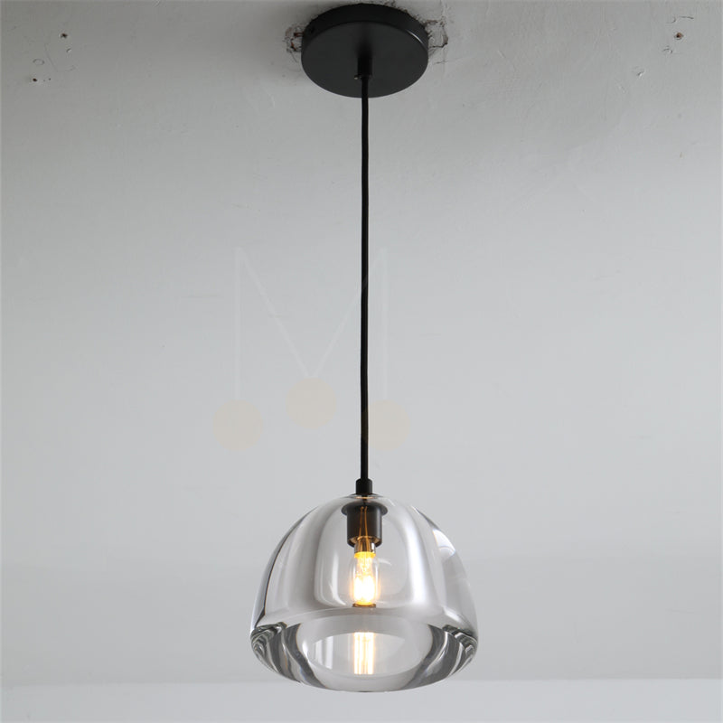 Brandon Dome Pendant 7"/ 11"/14", Kitchen Island Pendant Lamp Fixture