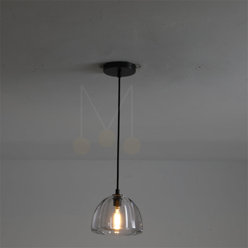 Brandon Dome Pendant 7"/ 11"/14", Kitchen Island Pendant Lamp Fixture