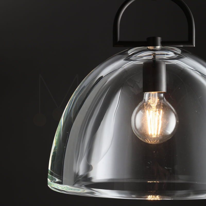 Brandon Dome Pendant 7"/ 11"/14", Kitchen Island Pendant Lamp Fixture