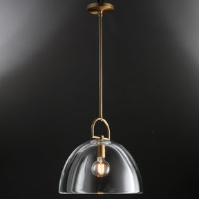 Brandon Dome Pendant 7"/ 11"/14", Kitchen Island Pendant Lamp Fixture