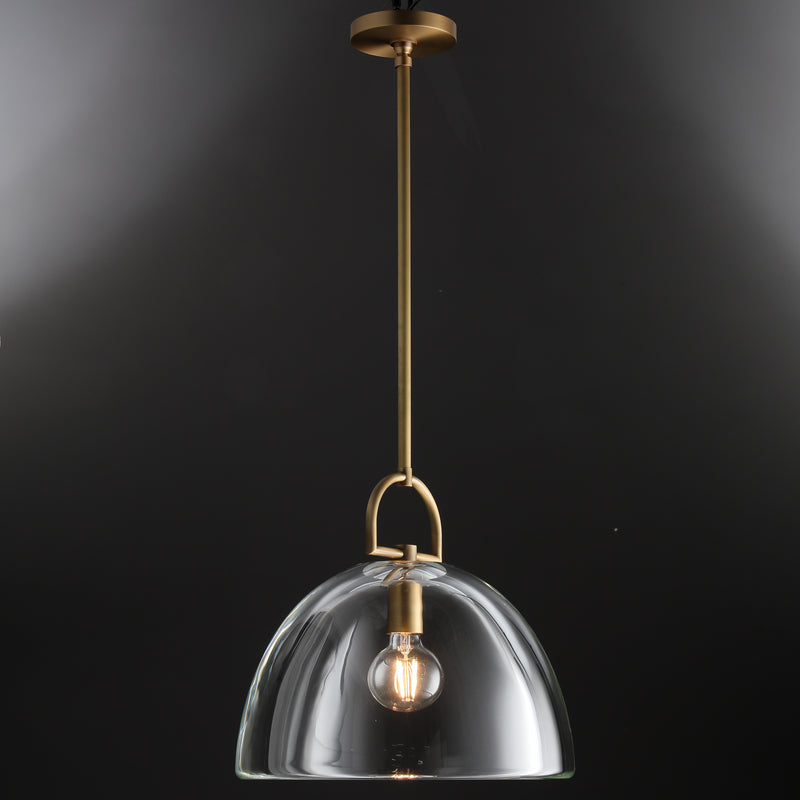 Brandon Dome Pendant 7"/ 11"/14", Kitchen Island Pendant Lamp Fixture