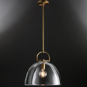 Brandon Dome Pendant 7"/ 11"/14", Kitchen Island Pendant Lamp Fixture