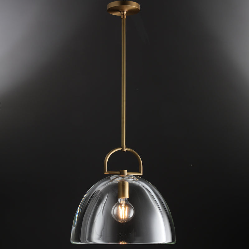 Brandon Dome Pendant 7"/ 11"/14", Kitchen Island Pendant Lamp Fixture