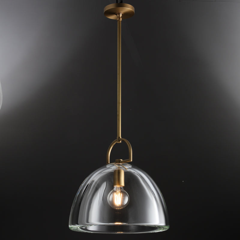 Brandon Dome Pendant 7"/ 11"/14", Kitchen Island Pendant Lamp Fixture