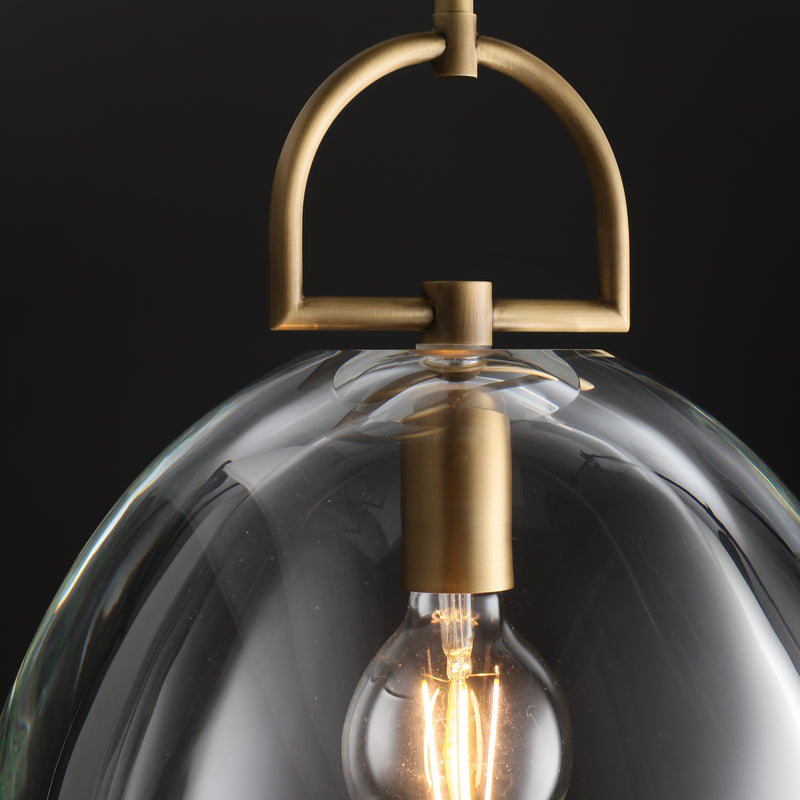 Brandon Dome Pendant 7"/ 11"/14", Kitchen Island Pendant Lamp Fixture