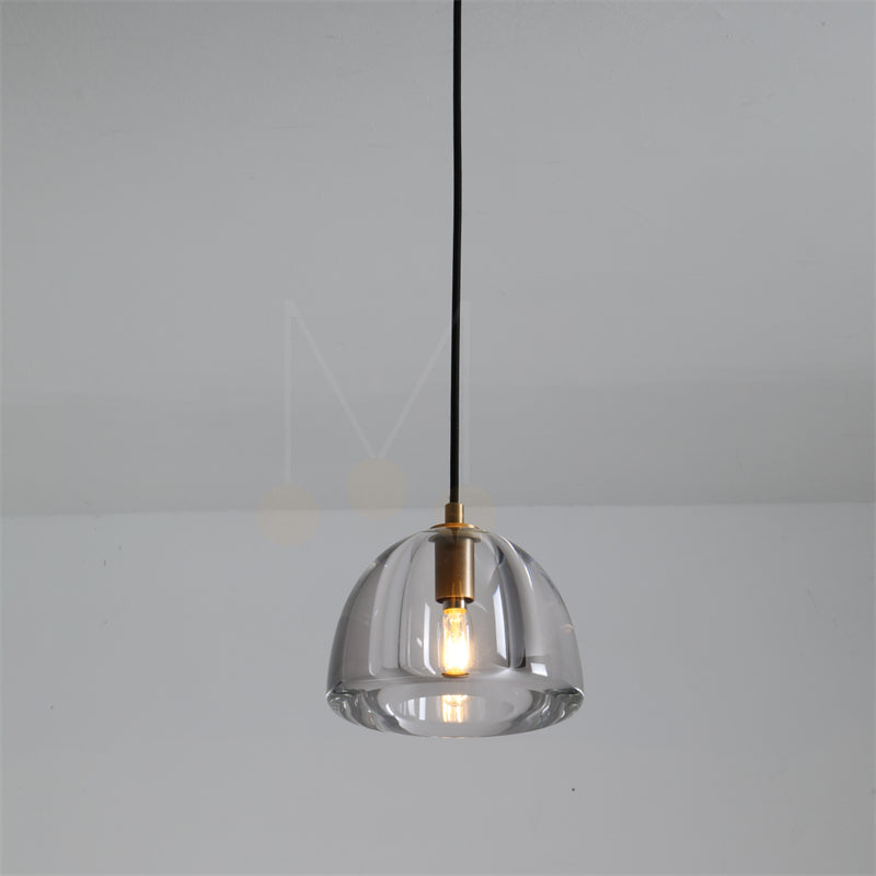 Brandon Dome Pendant 7"/ 11"/14", Kitchen Island Pendant Lamp Fixture