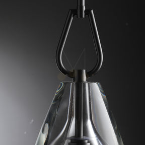 Brandon Flute Pendant 6"/ 8"/ 9", Modern Crystal Kitchen Pendants Lamp