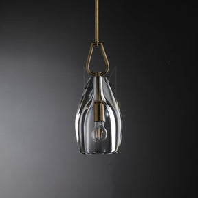 Brandon Flute Pendant 6"/ 8"/ 9", Modern Crystal Kitchen Pendants Lamp