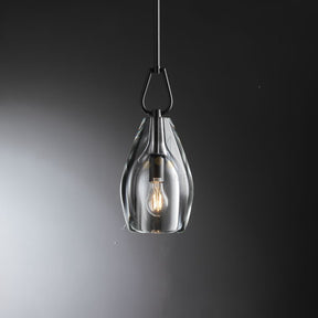 Brandon Flute Pendant 6"/ 8"/ 9", Modern Crystal Kitchen Pendants Lamp