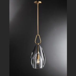 Brandon Flute Pendant 6"/ 8"/ 9", Modern Crystal Kitchen Pendants Lamp