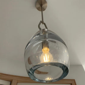 Brandon Flute Pendant 6"/ 8"/ 9", Modern Crystal Kitchen Pendants Lamp