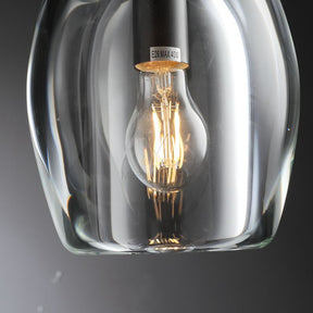 Brandon Flute Pendant 6"/ 8"/ 9", Modern Crystal Kitchen Pendants Lamp