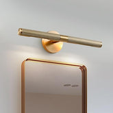 Brass Knurled Texture Picture Light, 18.9''Bathroom Wall Sconces, Rotatable 360° Pure Copper Sconces Wall Lighting, Indoor Wall Sconce Perfect for Living Room, Bedroom