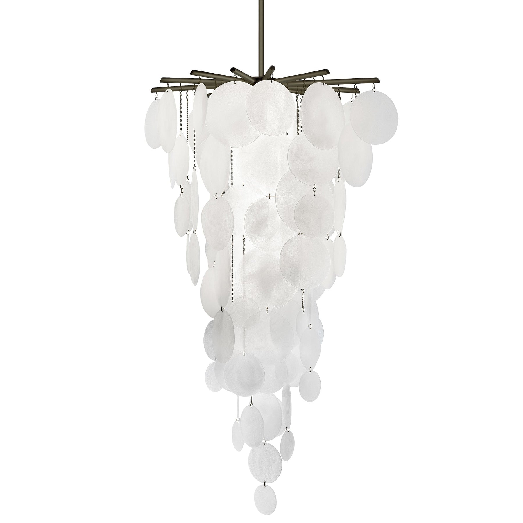Briony Glass Cascade Chandelier 78.7''