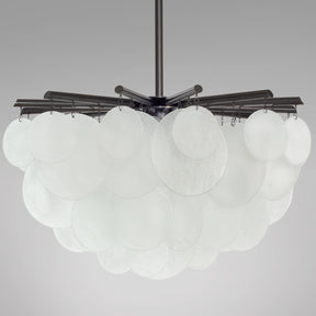 Briony Glass Round Pendant Chandelier 35'' 47''