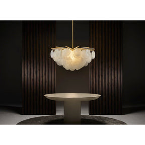 Briony Glass Round Pendant Chandelier 35'' 47''