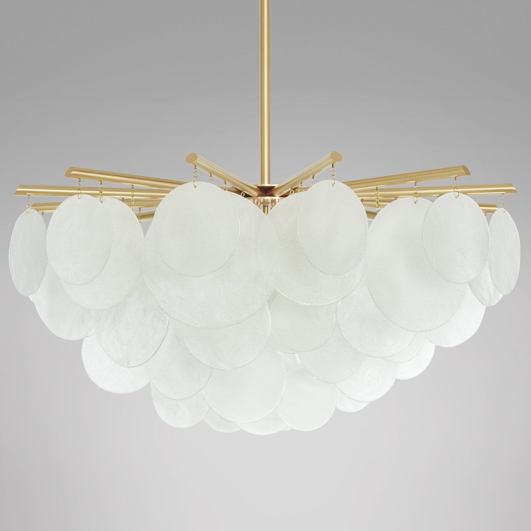 Briony Glass Round Pendant Chandelier 35'' 47''