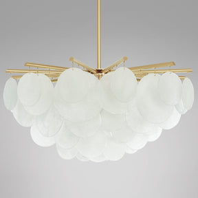 Briony Glass Round Pendant Chandelier 35'' 47''