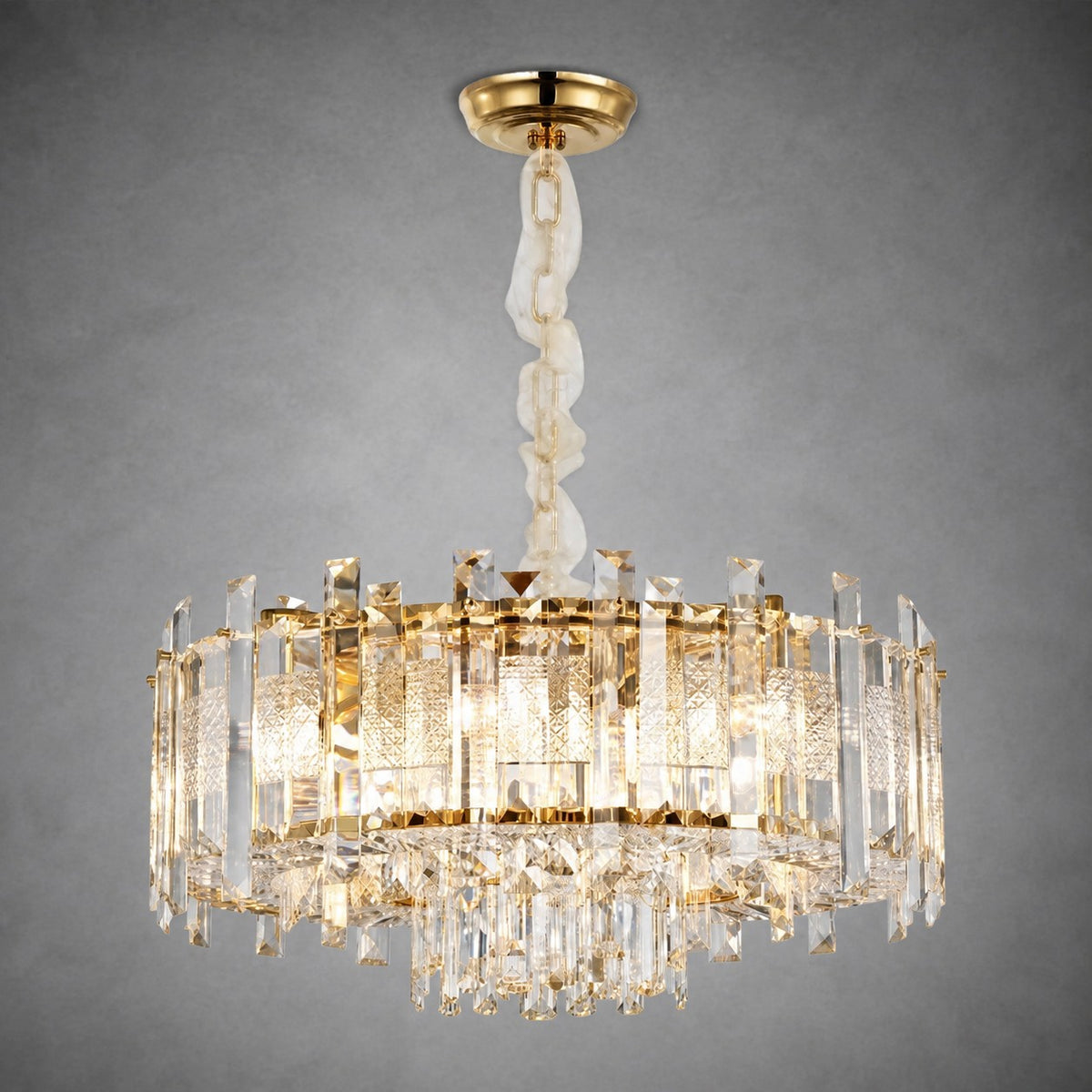 Voluta Crystal Chandelier