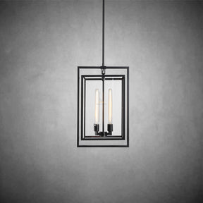 Becker Glass Lantern Modern Pendant