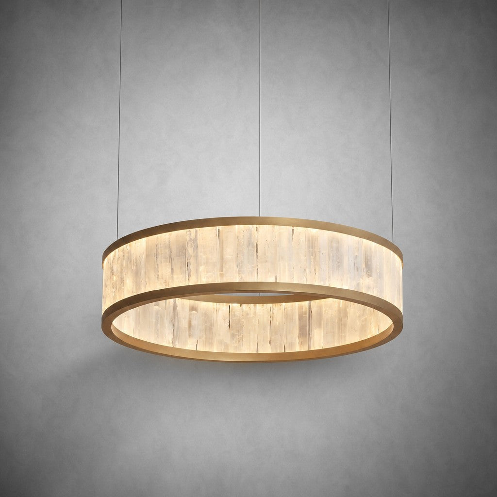 Crystara Modern Natural Stone Chandelier