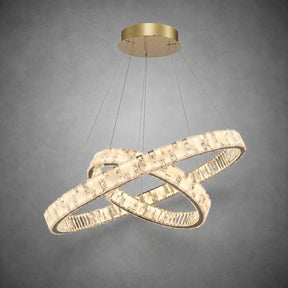 Ellery Crystal Galaxy Chandelier 37"