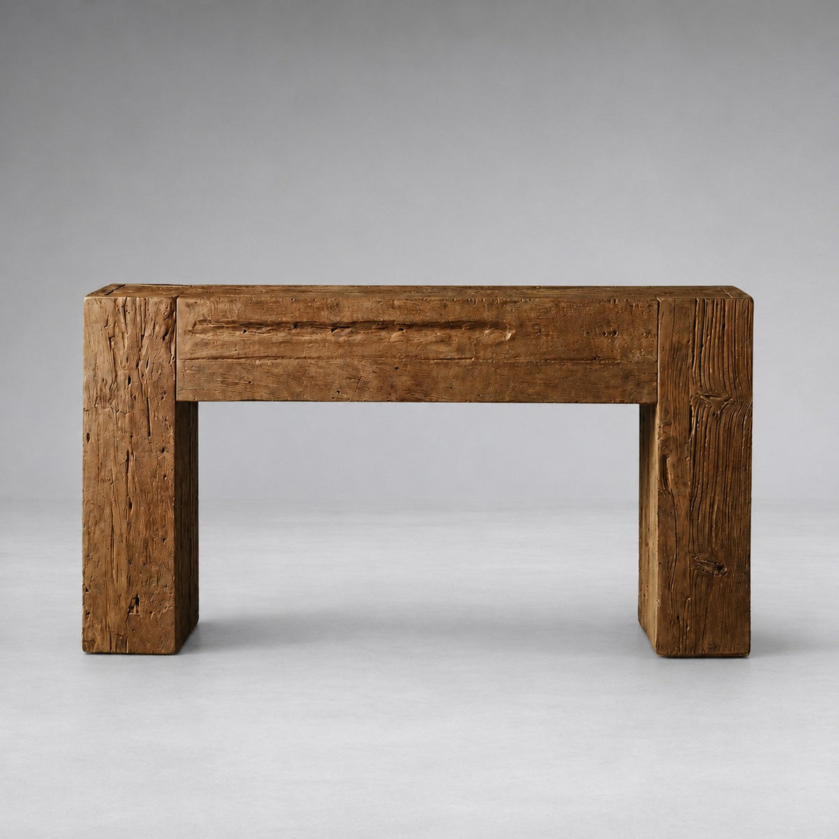 Reclaimed Teak Wood Console Table