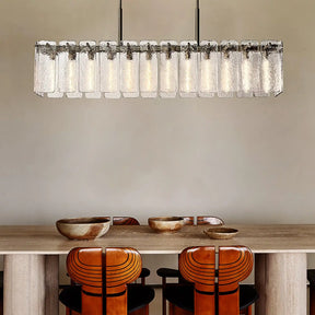 Calamette Glass Rectangular Chandelier 60" 72"