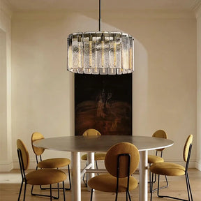 Calamette Glass Round Chandelierfor Dining Room & Living Room