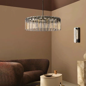 Calamette Glass Round Chandelierfor Dining Room & Living Room