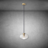 Calus Clear Glass Pendant