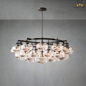 Calus Clear Linear Chandelier 72"
