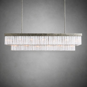 Cameron Luxury Selenite Linear Chandelier 49'' 59''