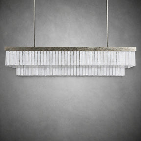 Cameron Luxury Selenite Linear Chandelier 49'' 59''
