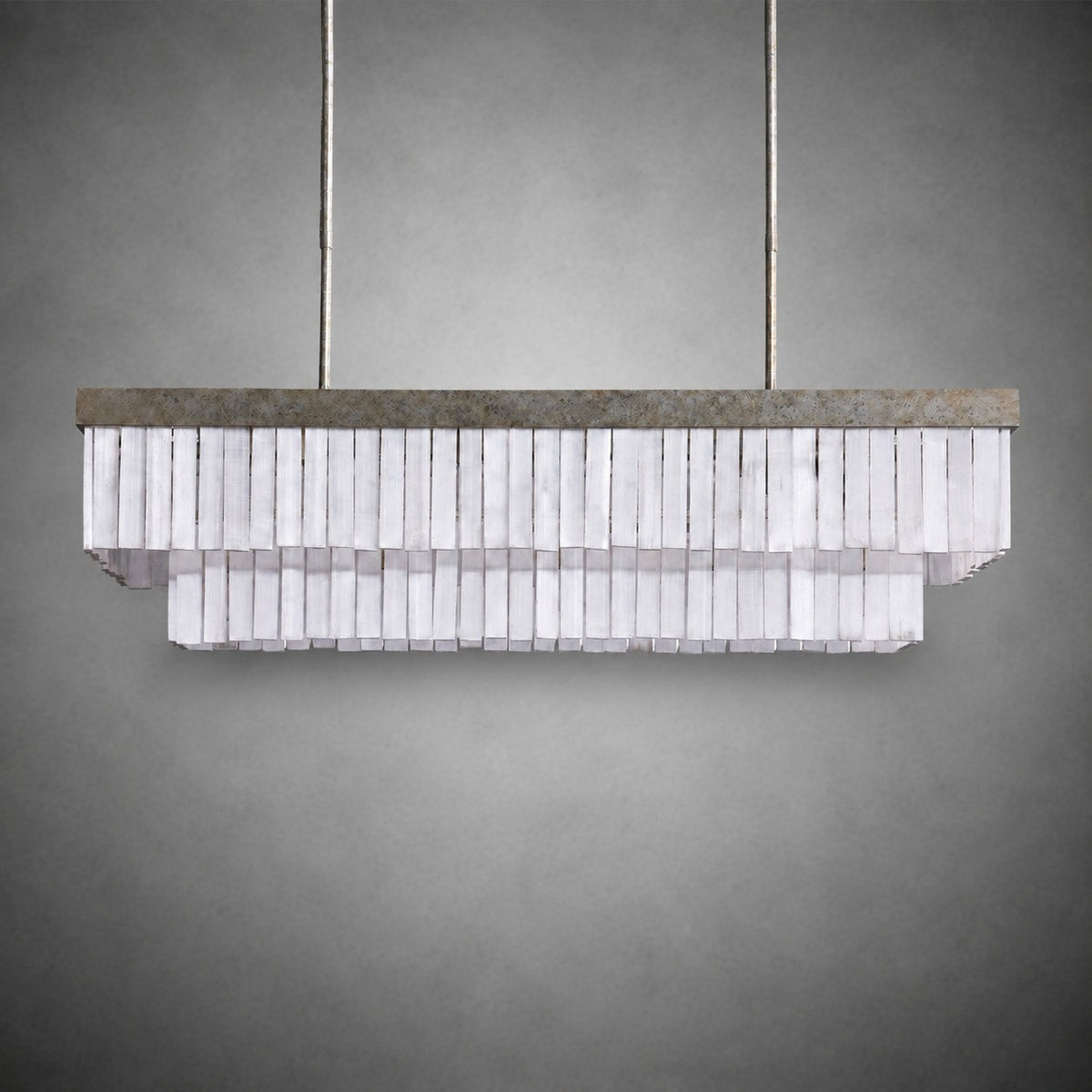Cameron Luxury Selenite Linear Chandelier 49'' 59''
