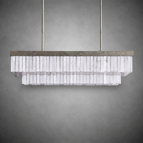 Cameron Luxury Selenite Linear Chandelier 49'' 59''