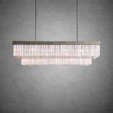 Cameron Luxury Selenite Linear Chandelier 49'' 59''
