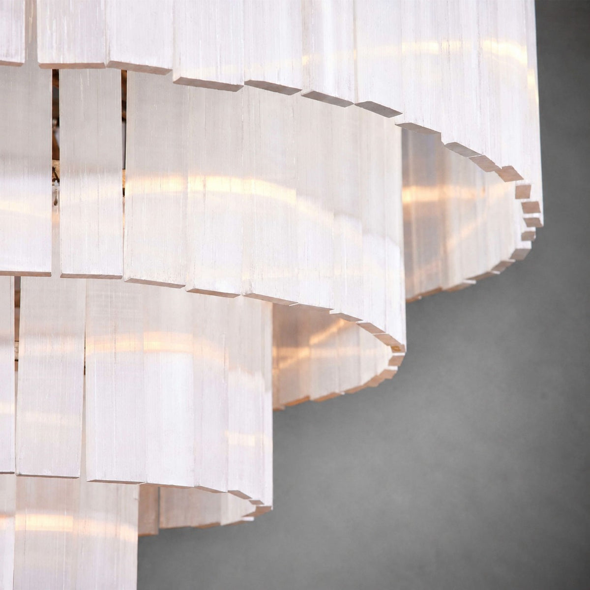 Camron Luxury 4 Tier Selenite Chandelier