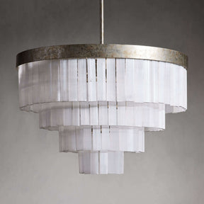 Camron Luxury 4 Tier Selenite Chandelier
