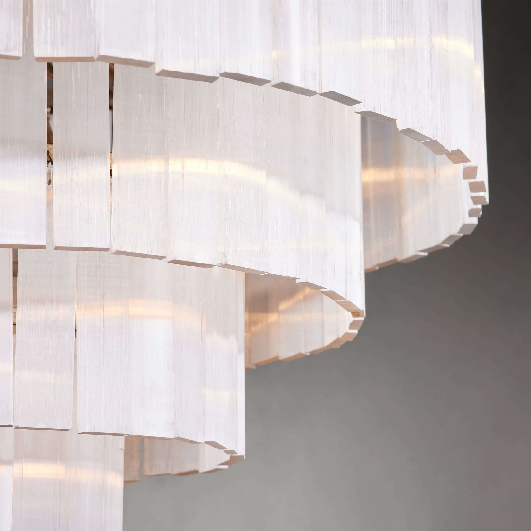 Camron Luxury 4 Tier Selenite Chandelier