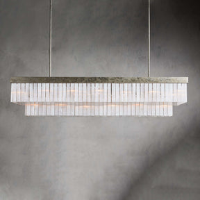 Camron Luxury Selenite Linear Chandelier 49'' 59''