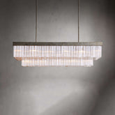 Camron Luxury Selenite Linear Chandelier 49'' 59''