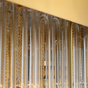 Candice Elegant Glass Chandelier Fixture for Living Room and Bedroom Décor Lamp