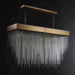 Candice Elegant Glass Chandelier Fixture for Living Room and Bedroom Décor Lamp