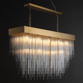 Candice Elegant Glass Chandelier Fixture for Living Room and Bedroom Décor Lamp